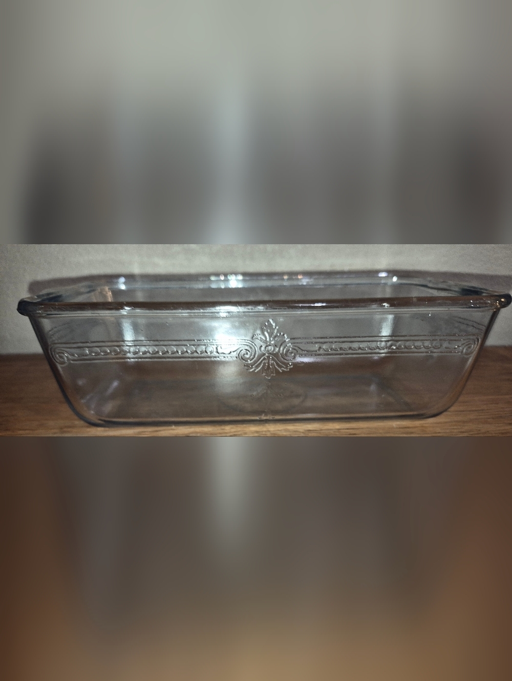 Vintage 1940s Glass FIRE KING Sapphire Blue PHILBE 9 x 5 Loaf Pan